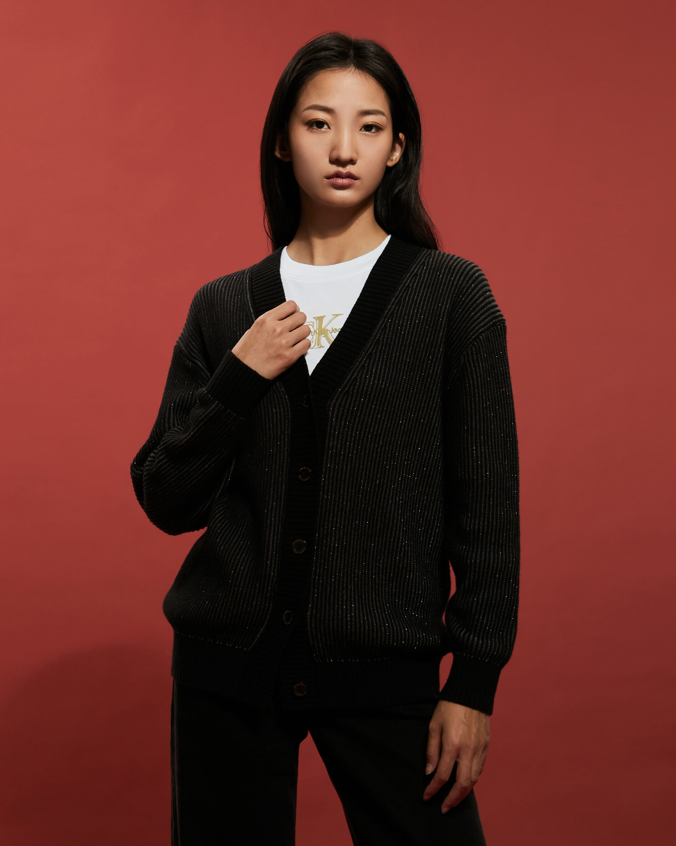 Monogram cardigan online