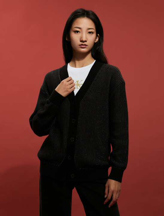 Year of the Dragon Monogram Cardigan