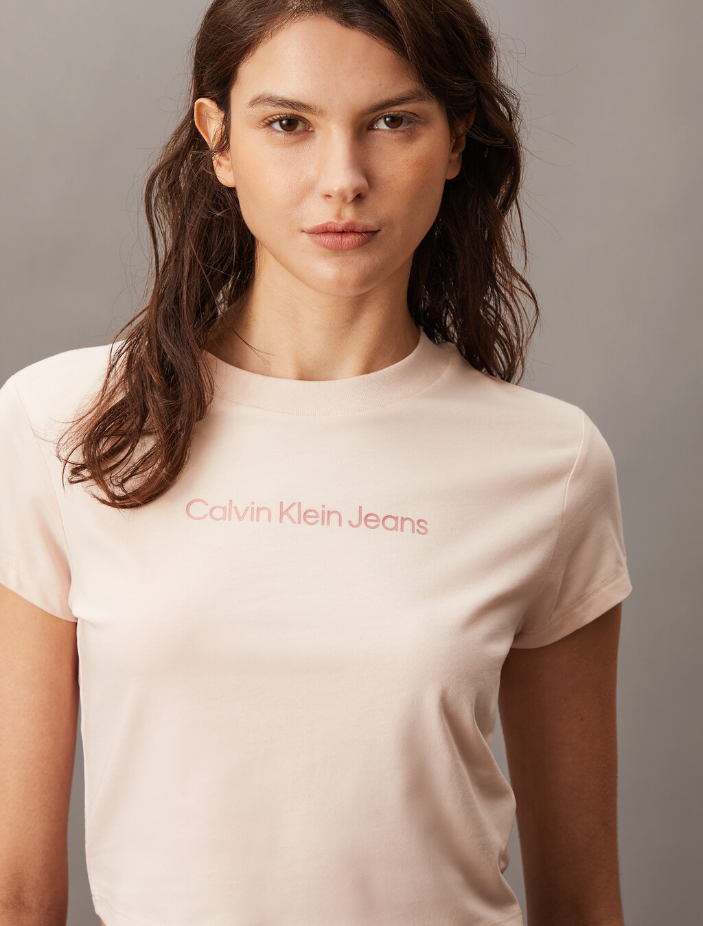 Institutional Baby Tee, Silver Peony, hi-res