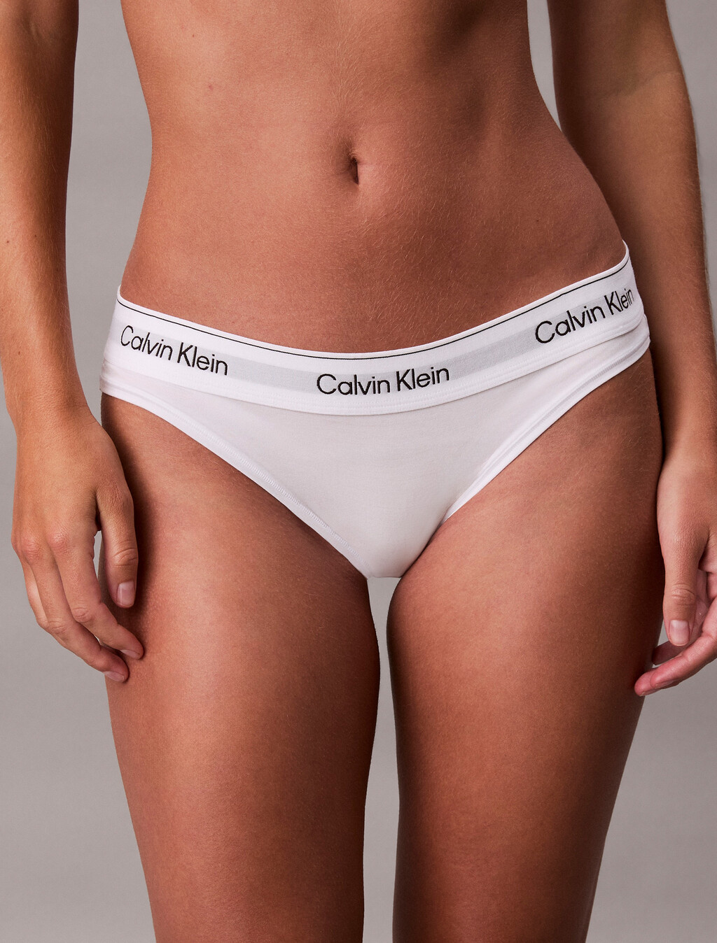Bikini Briefs - Icon Cotton Modal, White, hi-res