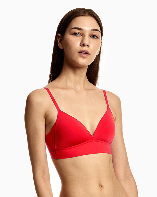 Calvin Klein Women's Monochrome Lightly Lined Triangle Bralette