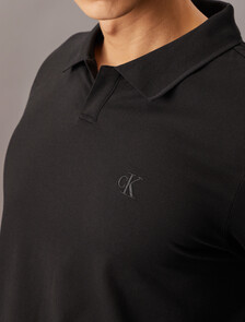 Cooling Short Sleeve Polo, Ck Black, hi-res