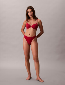 Perfectly Fit Lightly Lined Bra, Red Stamp, hi-res