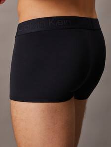 Silk Knit Low Rise Trunks, Black, hi-res