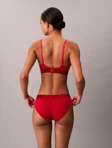 Lightly Lined Triangle Bralette - Icon Cotton Modal, Adrenaline Rush, hi-res