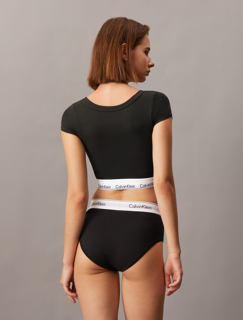 Icon Cotton 無鋼圈 T 恤胸罩, Black, hi-res