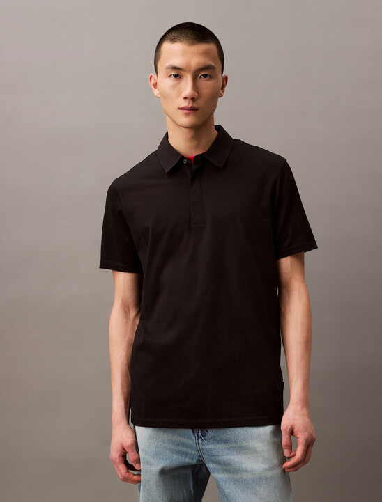 雙絲光棉短袖 Polo 衫