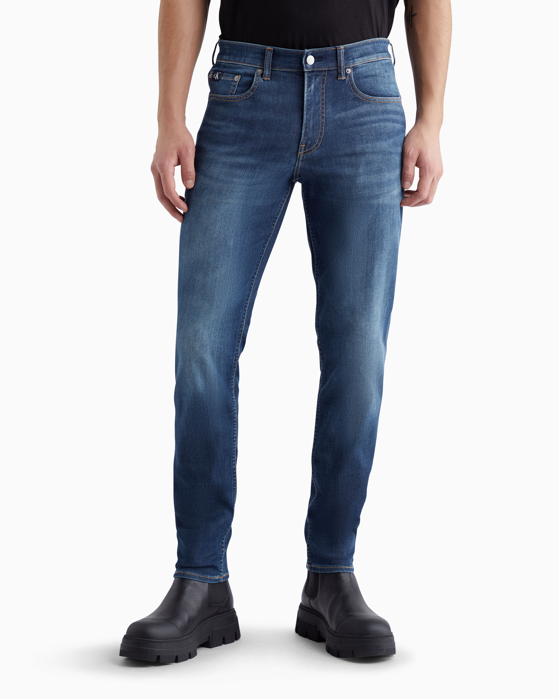 Calvin klein blue pants clearance