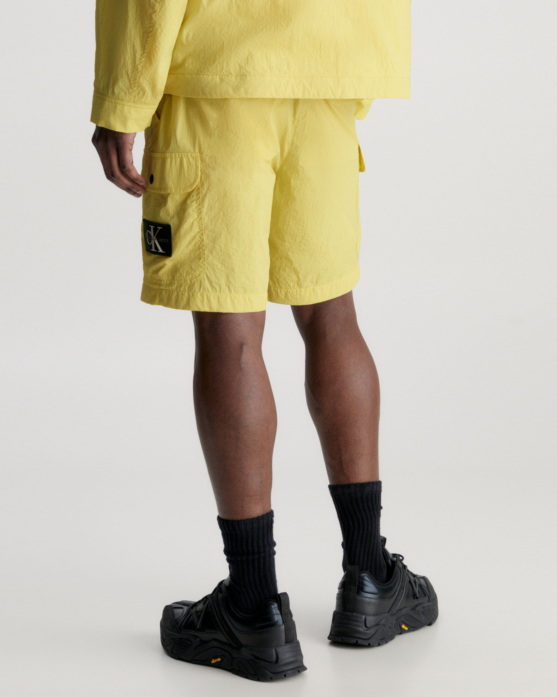 Yellow nylon shorts online