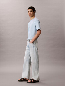 90's Straight Jeans, INDIGO SNOW, hi-res