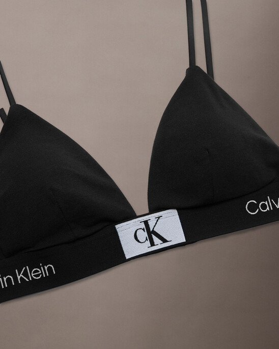 CALVIN KLEIN 1996 薄墊三角胸罩