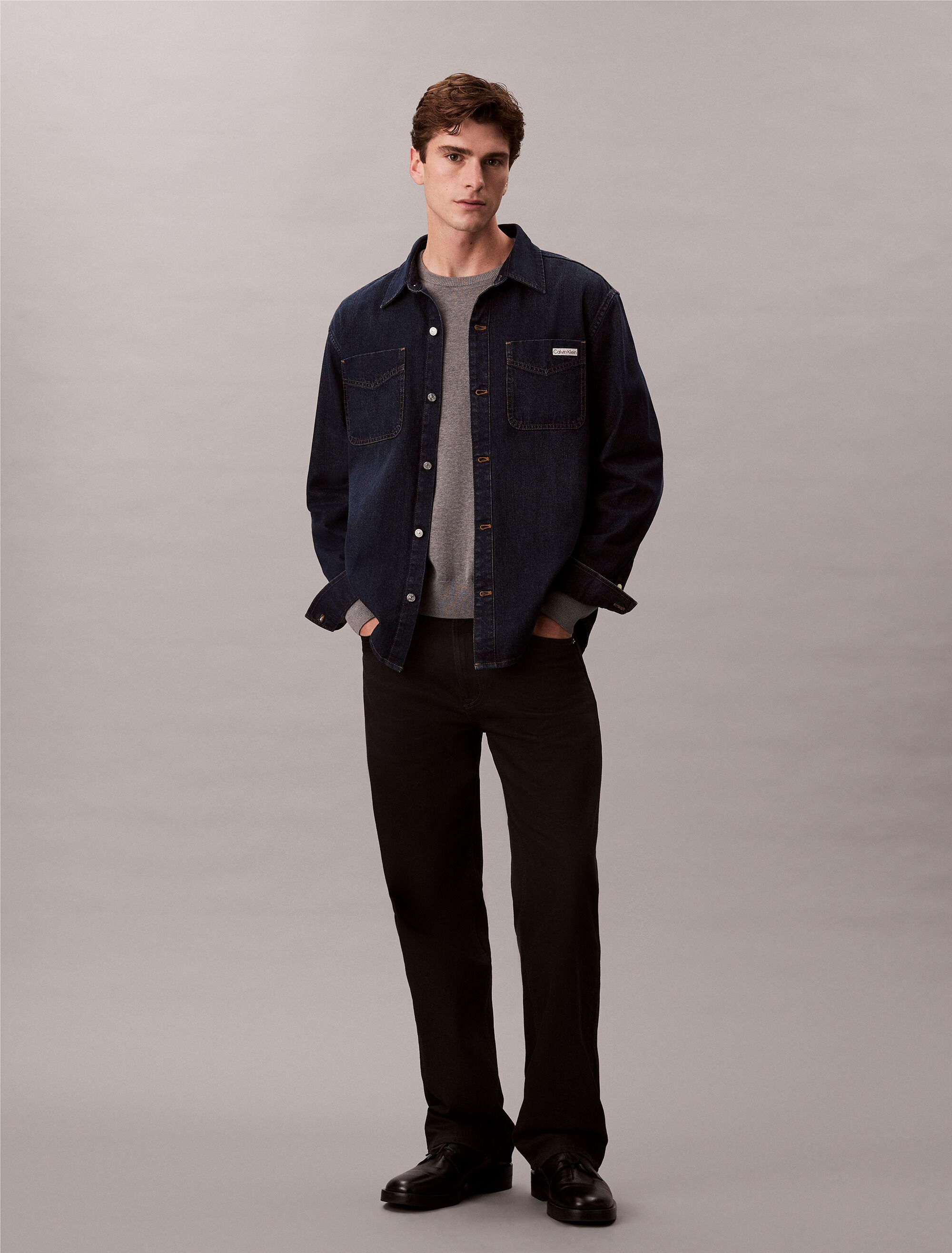 90's Denim Shirt Jacket | blue | Calvin Klein Taiwan