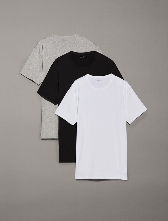 3 Pack Cotton Stretch Crewneck Tees