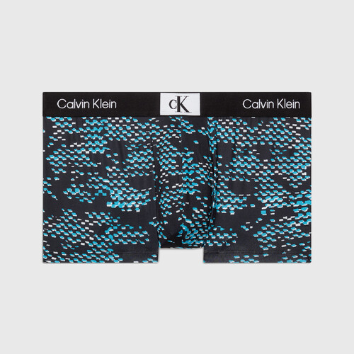 Calvin Klein 96 超細纖維低腰內褲 BLACK PRINT/BLK