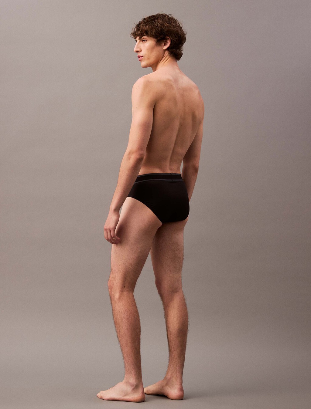 Tonal Logo Hip Brief, Black, hi-res