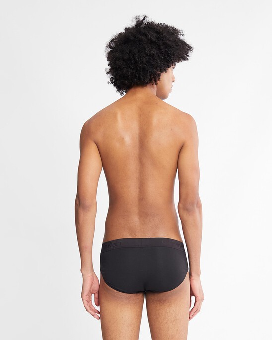 Ck Black Cotton Hipster Briefs