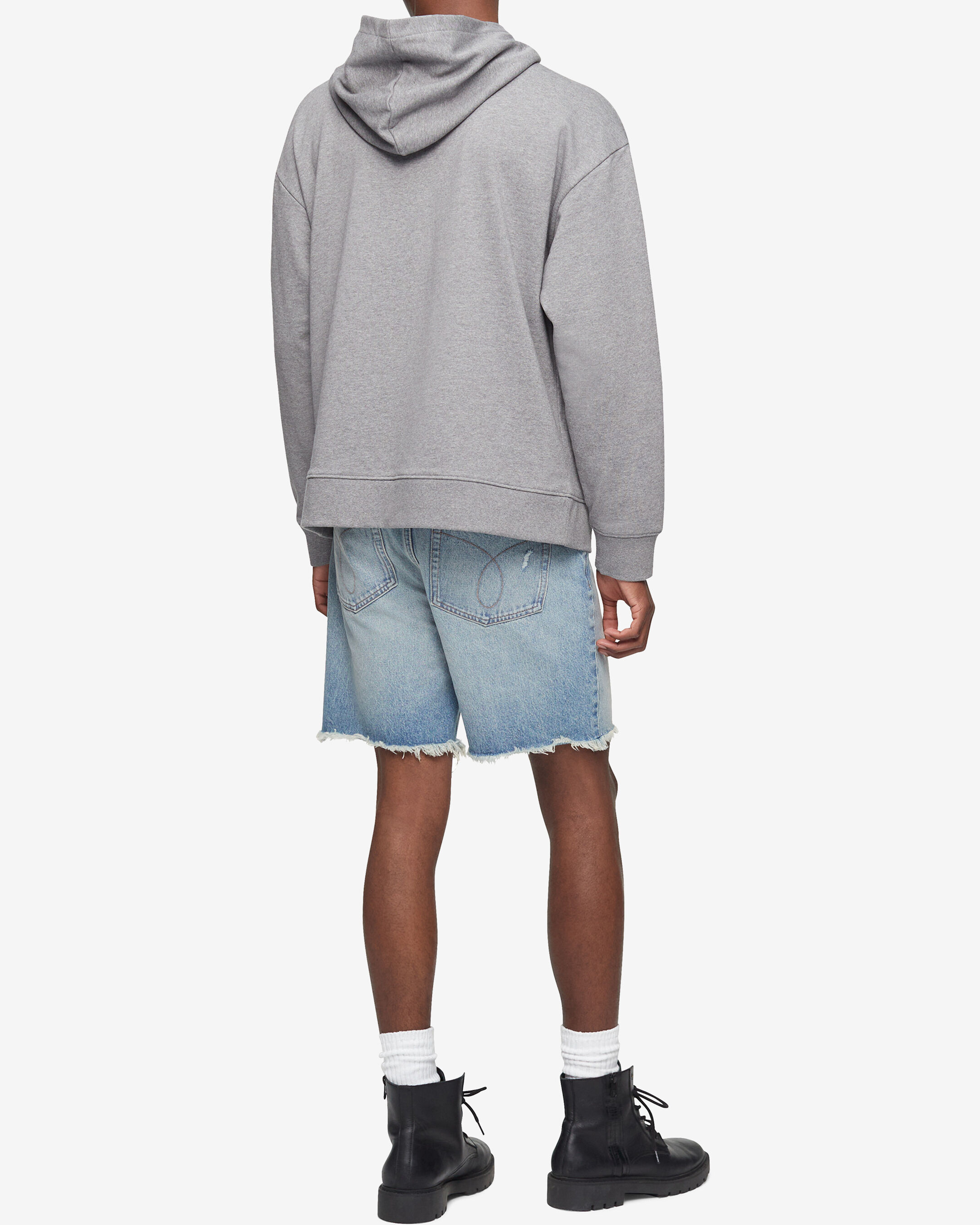 Terry hoodie top