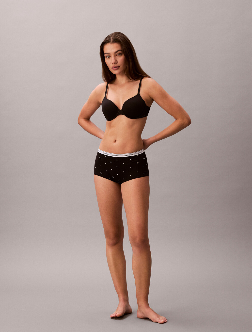 Modern Logo 低腰三角內褲, Seeing Stars BLACK, hi-res