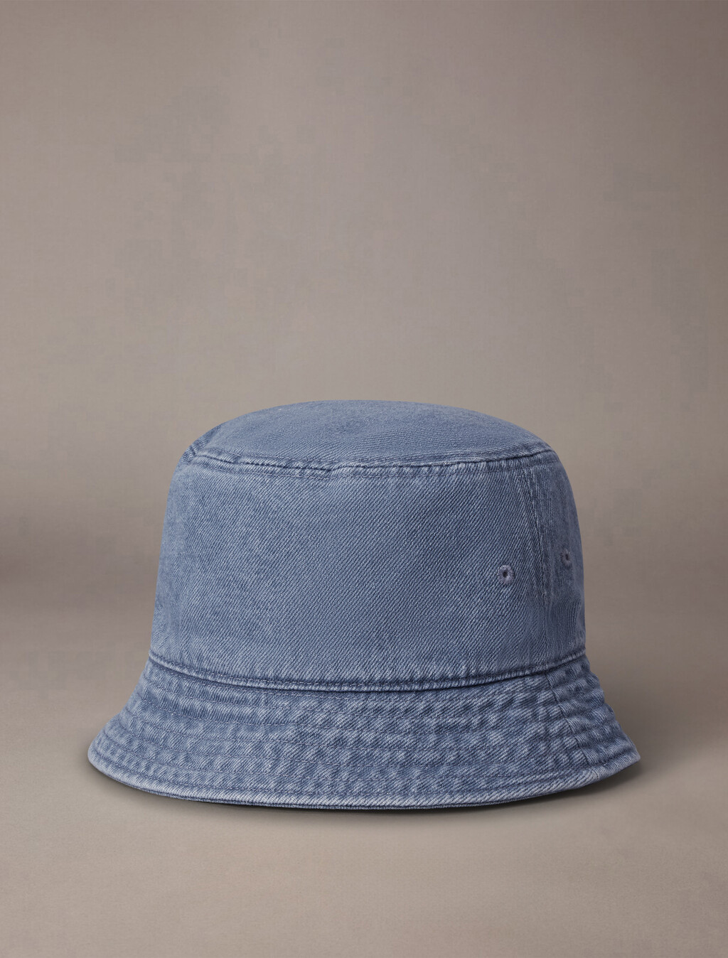 Small Monogram Denim Bucket Hat, New Blue, hi-res