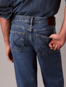 90 年代直筒牛仔褲, CK MED BLUE STONE, hi-res