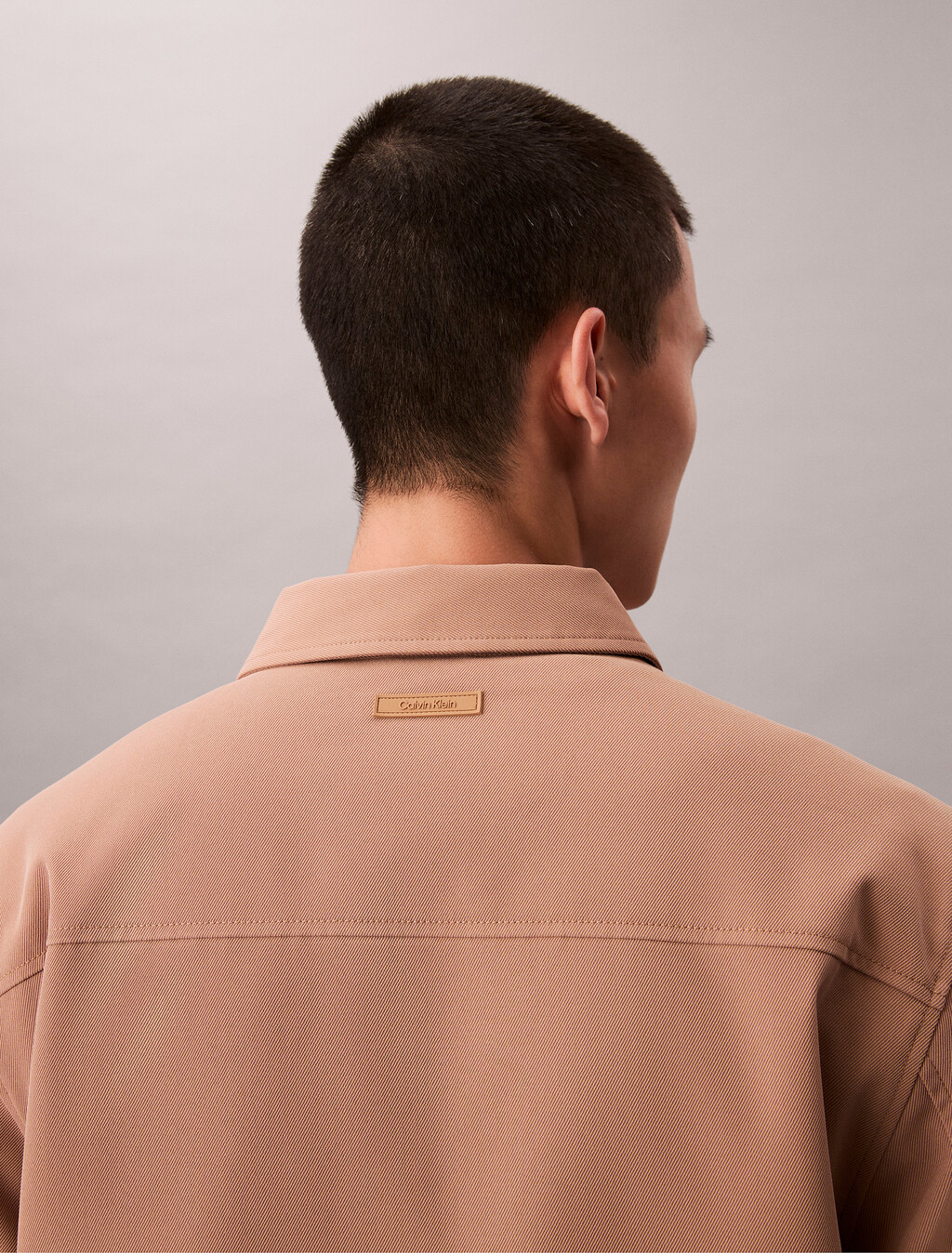 純色斜紋襯衫式外套, Stonehenge, hi-res