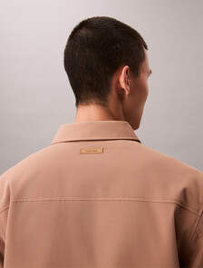 純色斜紋襯衫式外套, Stonehenge, hi-res