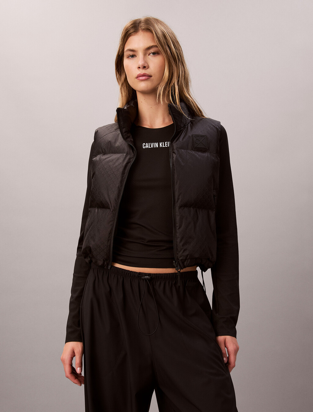 Intense Power 網眼上衣, Black, hi-res