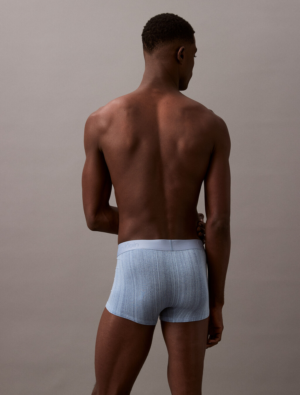Ultra Soft Modal Trunks, TEXTURED STRIPE_FADED DENIM, hi-res