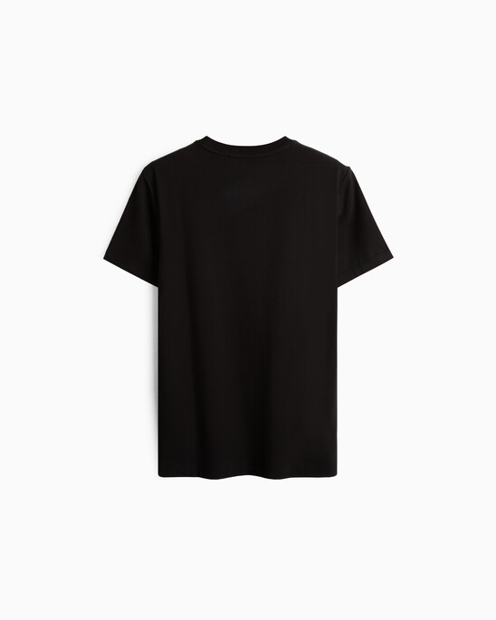 Metallic Foil Monogram Organic Cotton Tee
