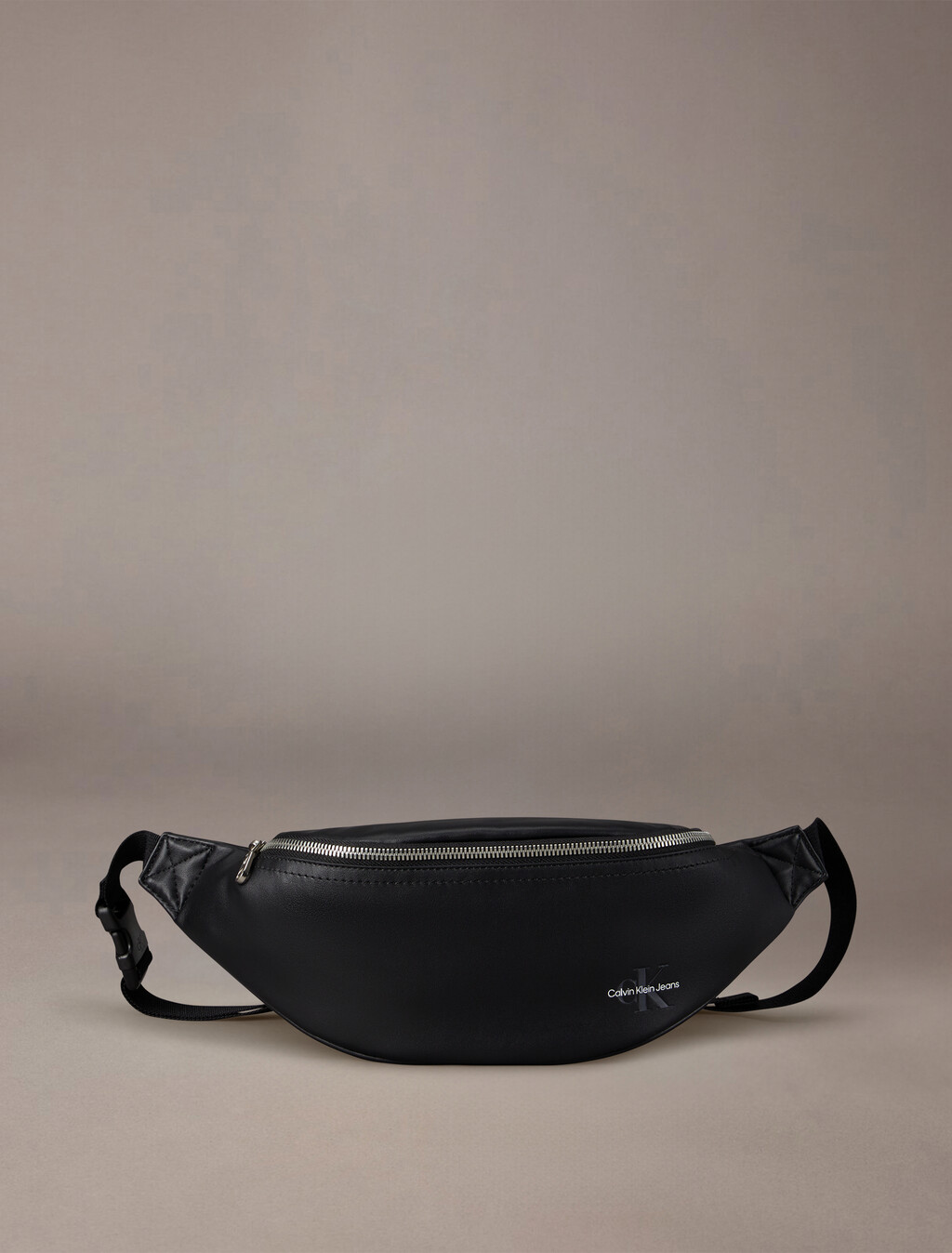 Monogram Waist Bag, Black, hi-res