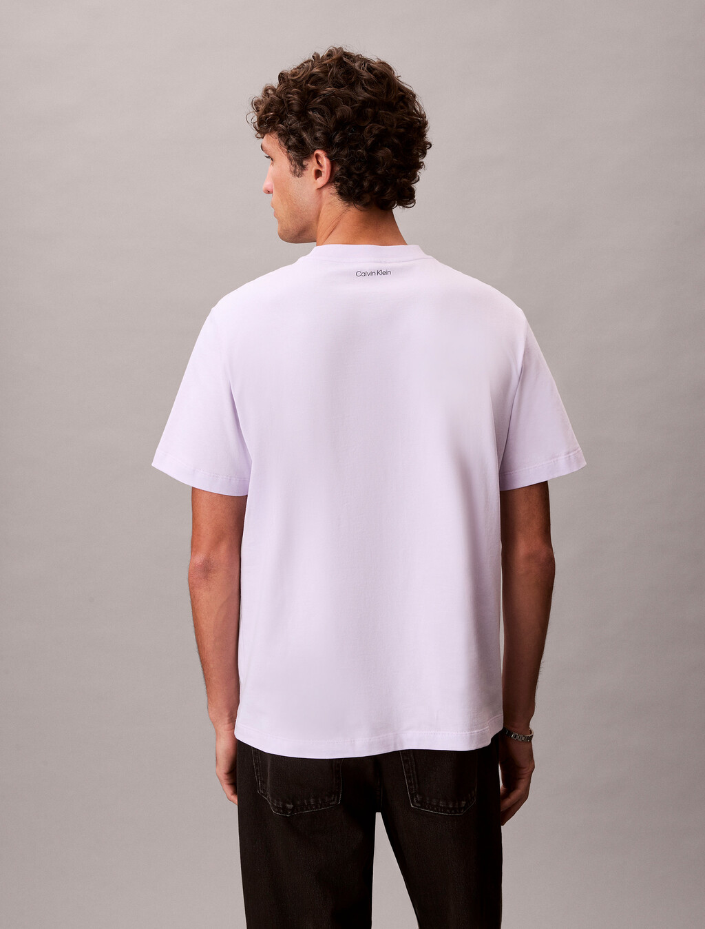 Embroidered Logo T-shirt, Island Lilac, hi-res
