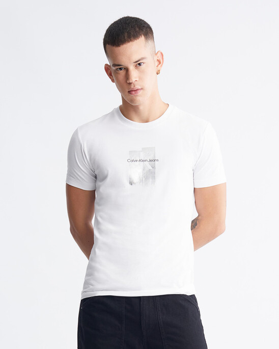 Metallic Foil Monogram Organic Cotton Tee