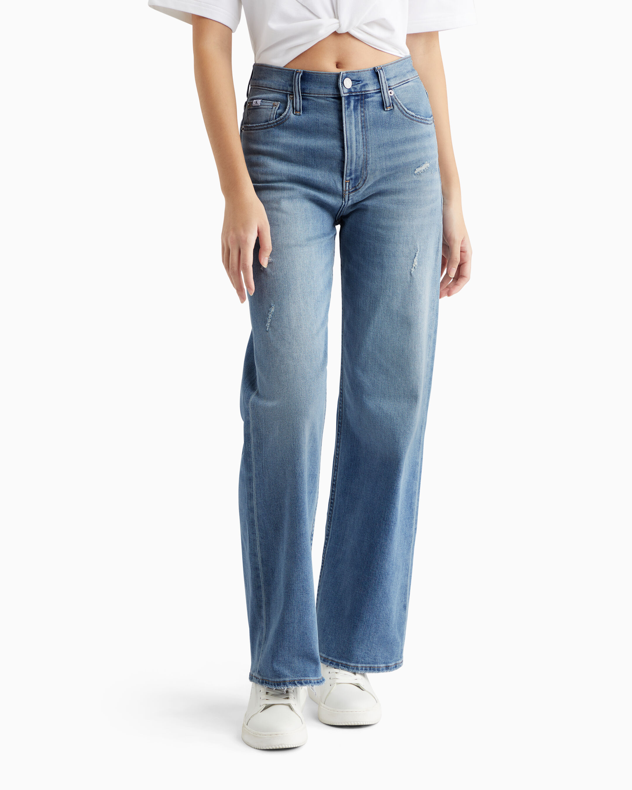 Calvin klein top high waisted jeans
