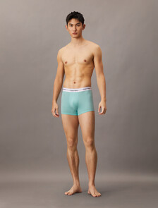 Icon Cotton Stretch Trunks 2 Pack, shoreline/ beau blue, hi-res