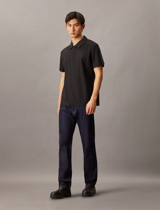 Smooth Cotton UV Protect Half Zip Pollo