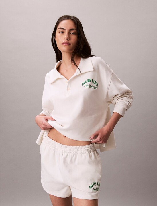 Cotton Heritage Logo Pyjama Top