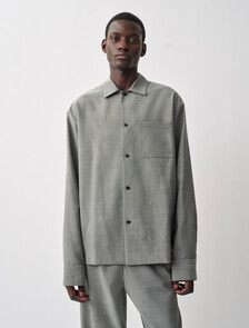 Atlas Woven Shirt, Grey Stone, hi-res