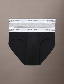 Icon Cotton 彈力低腰三角褲（2 件組）, 1 Grey Heather / 1 Black, hi-res