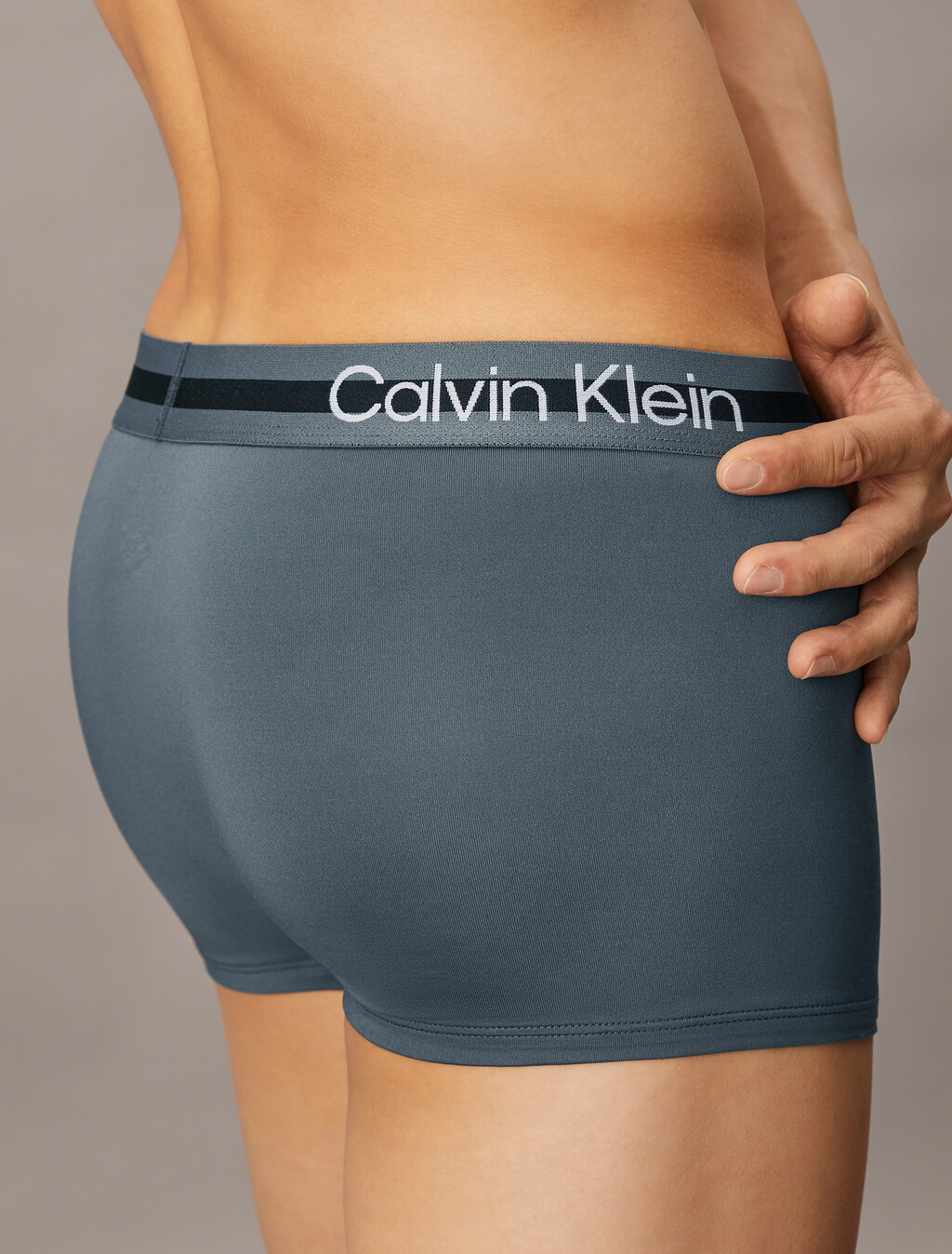 精緻超細纖維平口內褲 3 件組, BLACK/Turbulence/WOLF GREY, hi-res