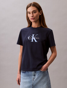 經典 Monogram 圓領 T 恤, Dark Sapphire, hi-res
