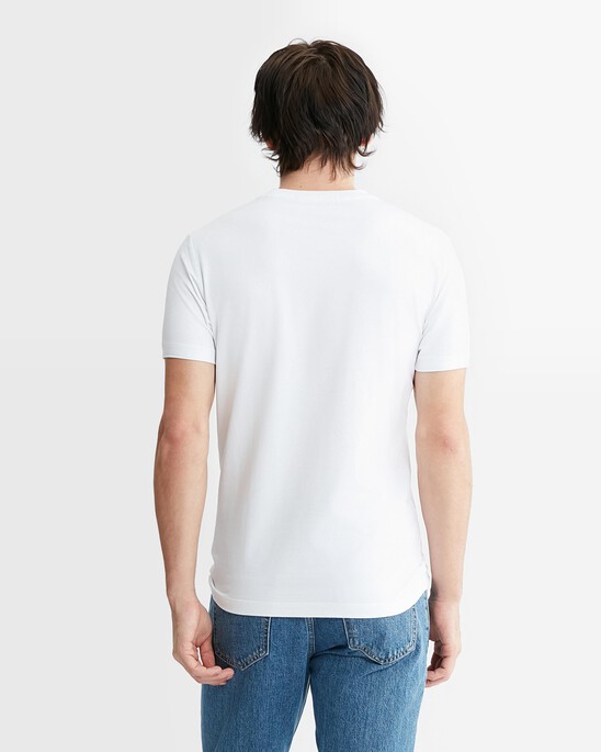 Mid Logo Print Slim Fit Tee