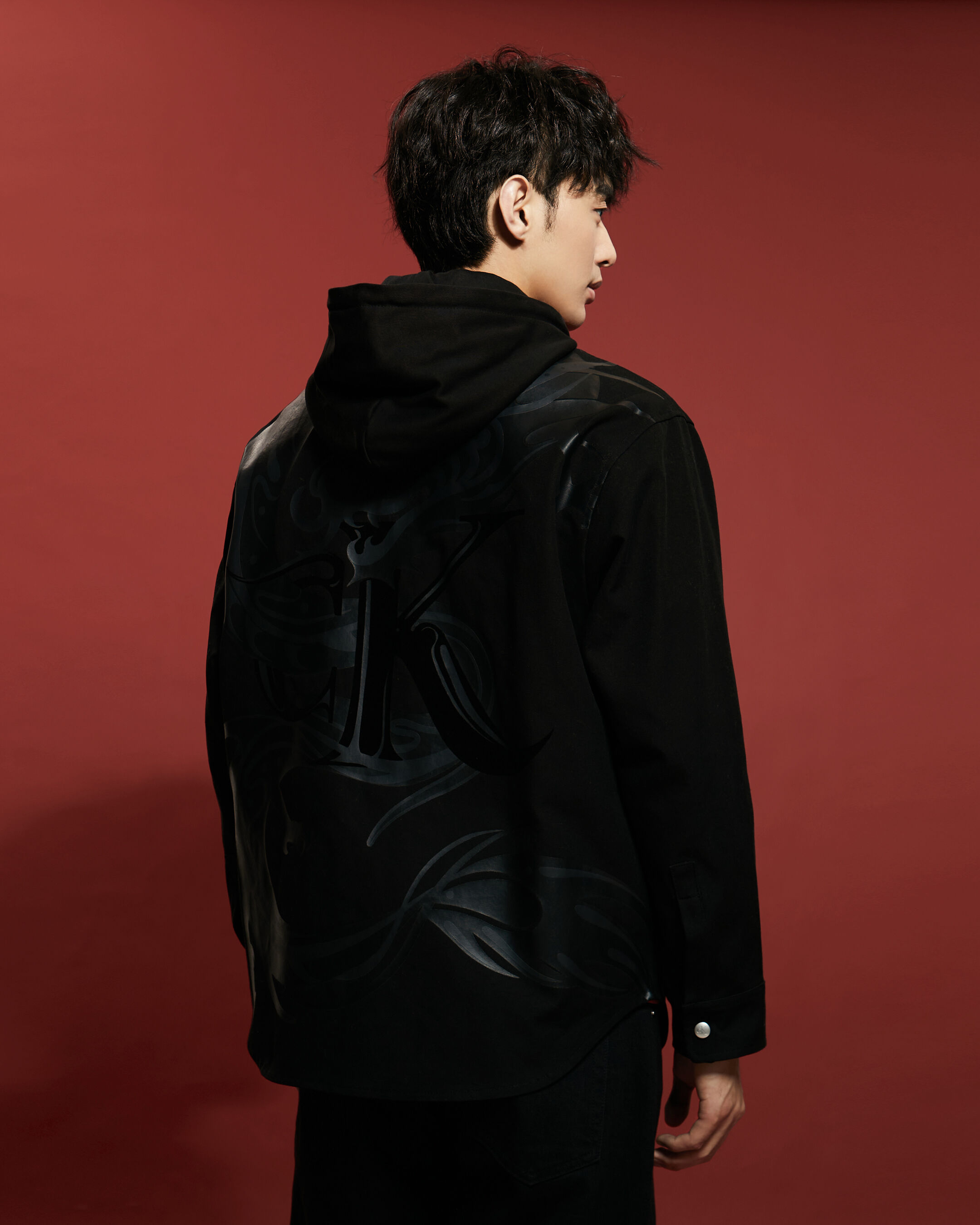 Year of the Dragon Hooded Jacket black Calvin Klein Taiwan