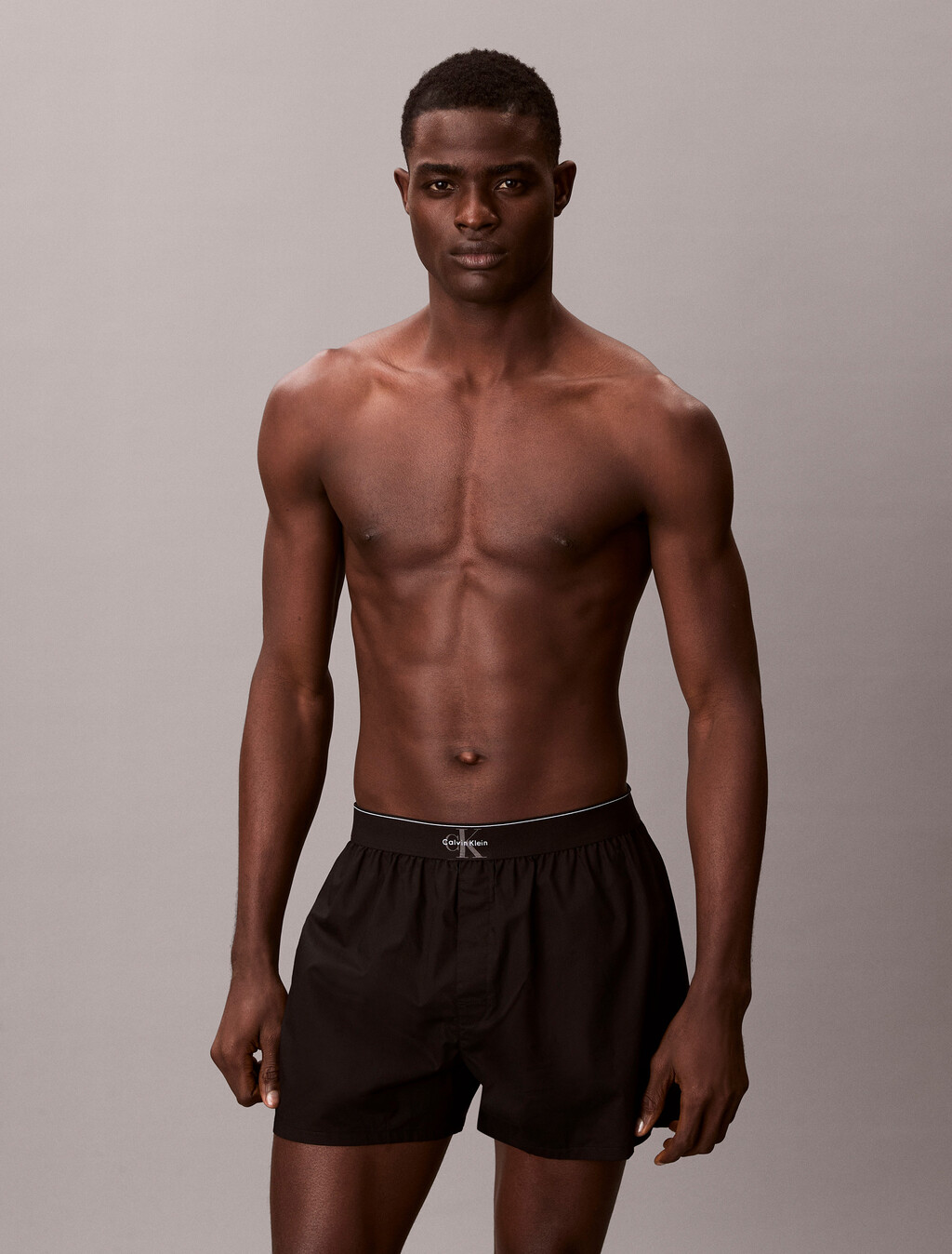 CK X Cotton Monogram Slim Boxer, Black, hi-res