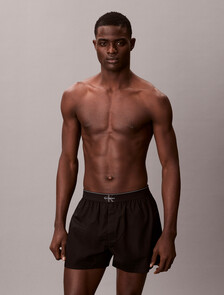 CK X Cotton Monogram Slim Boxer, Black, hi-res
