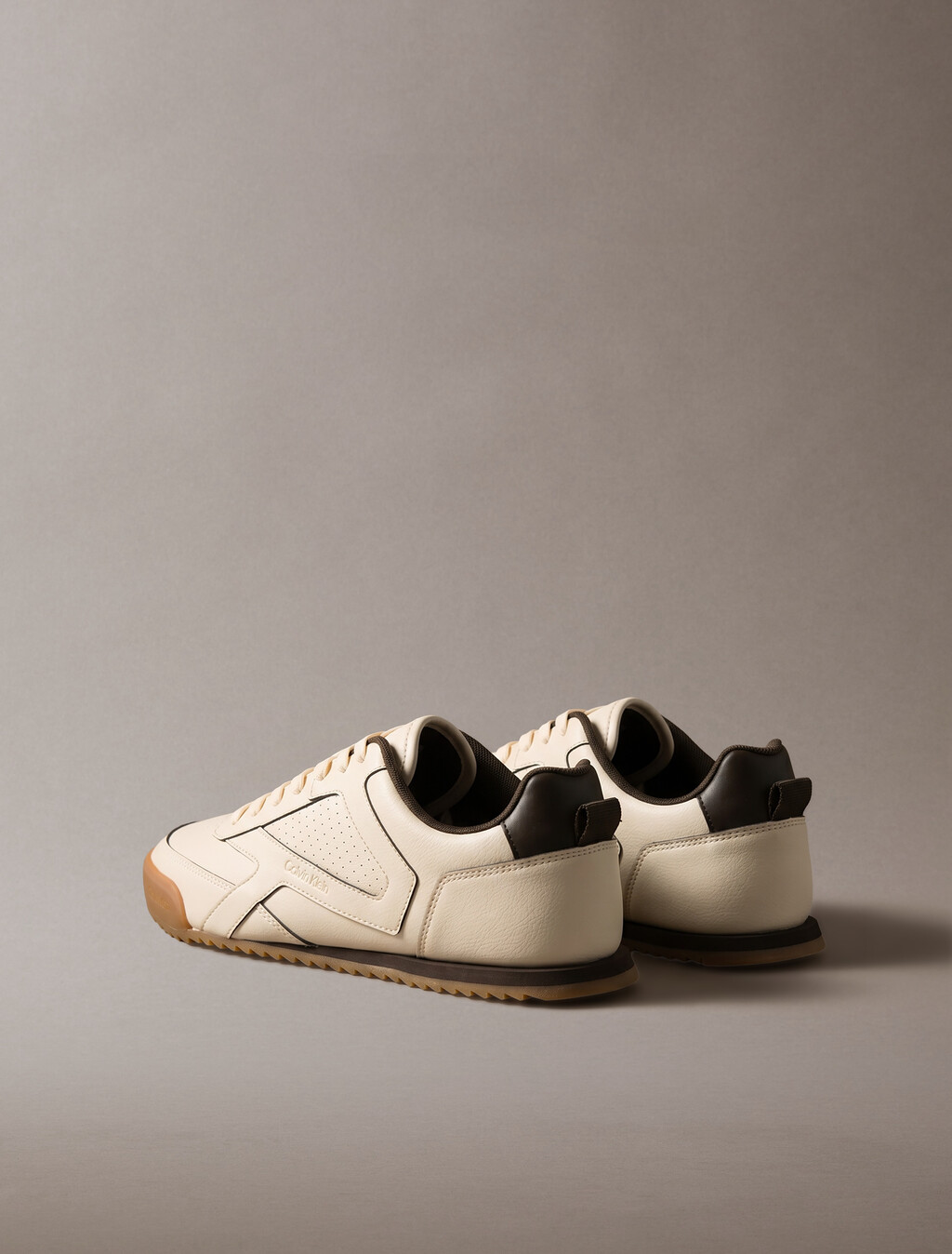 CK KAY - Low Profile Runner Trainers, Light Cashew/Rocky Brown, hi-res