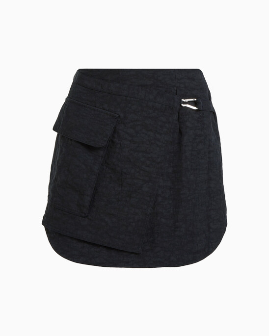 Utility Mini Wrap Skirt