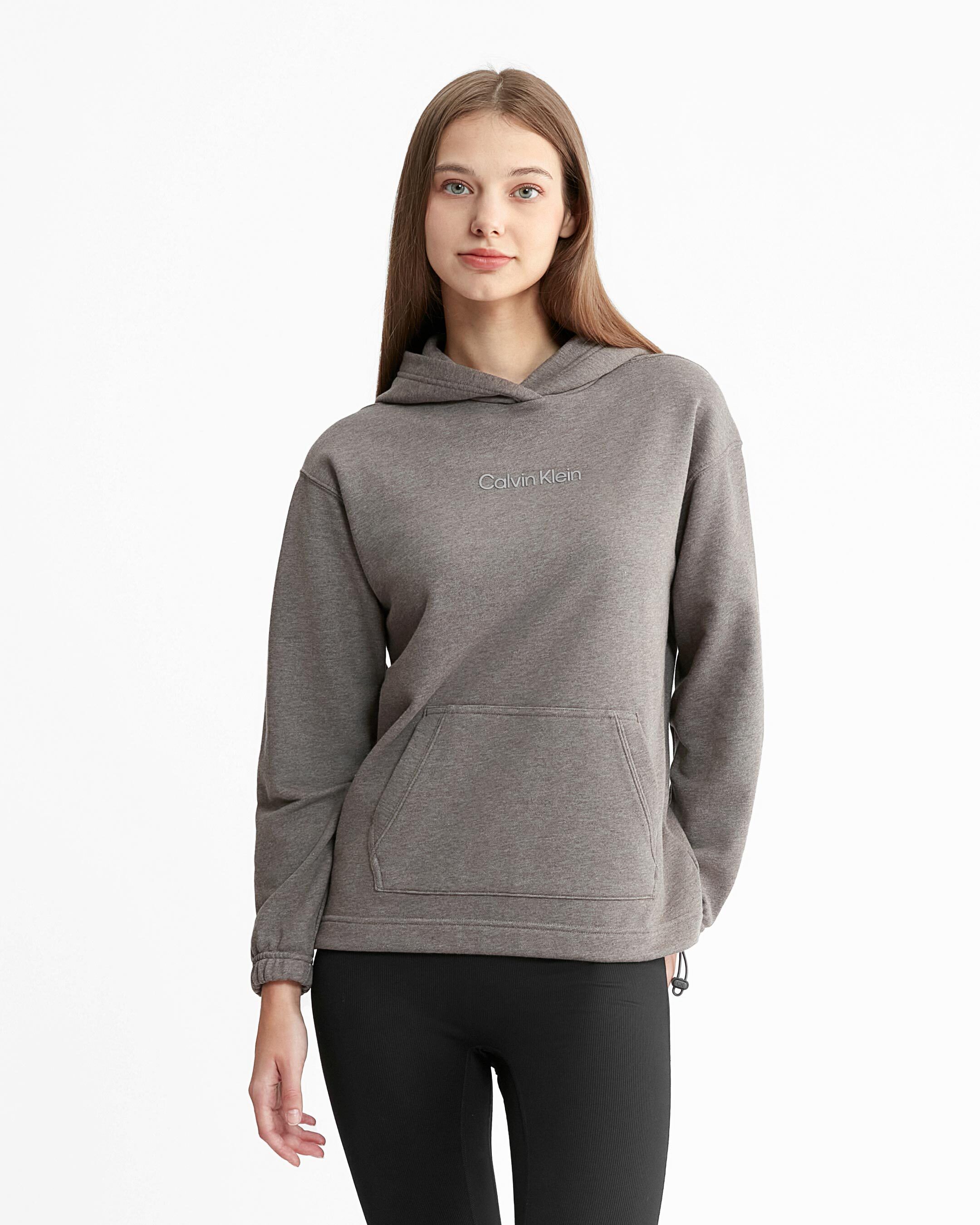 Calvin klein black sweatshirt womens hot sale