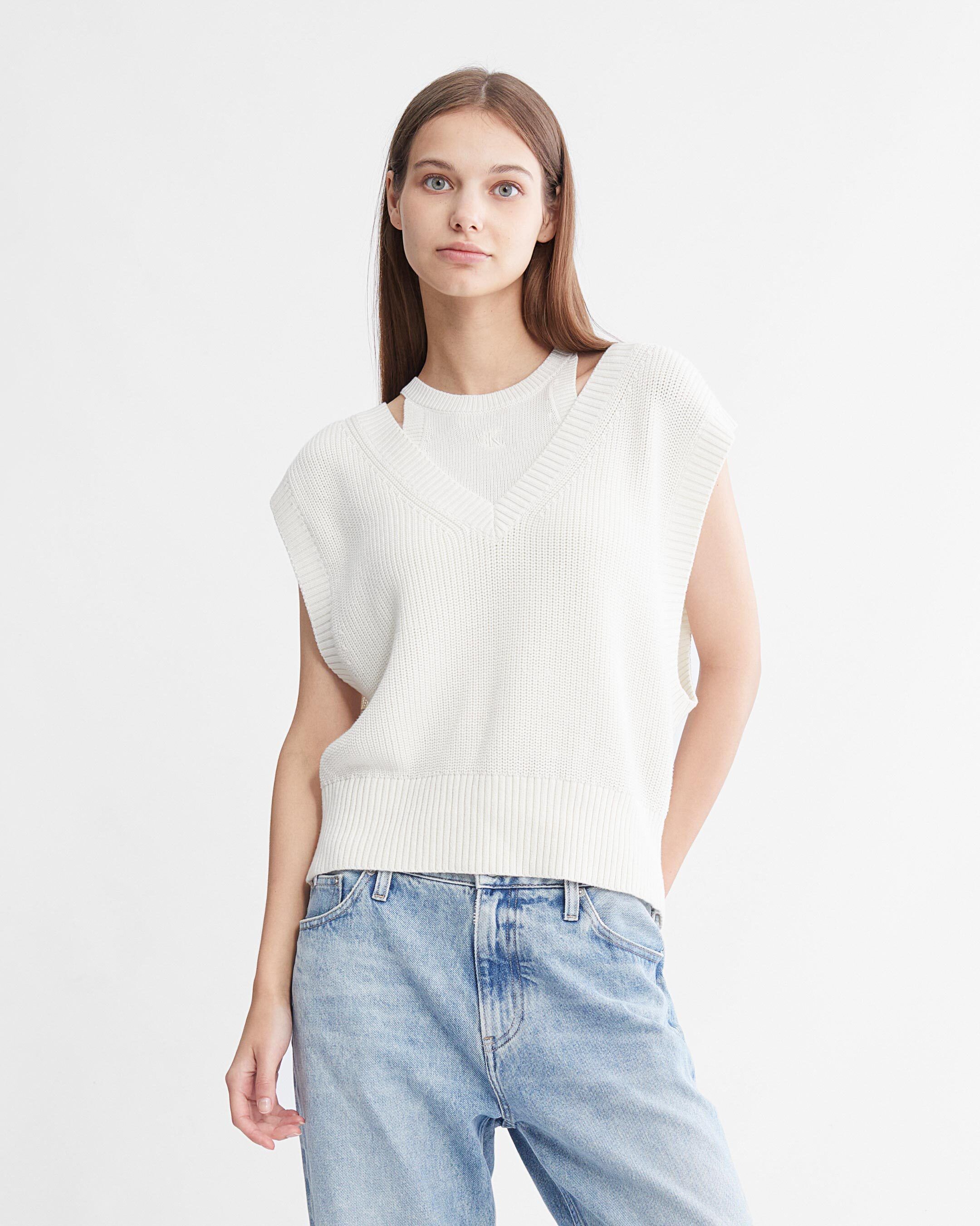 Calvin klein jumper womens sale sales