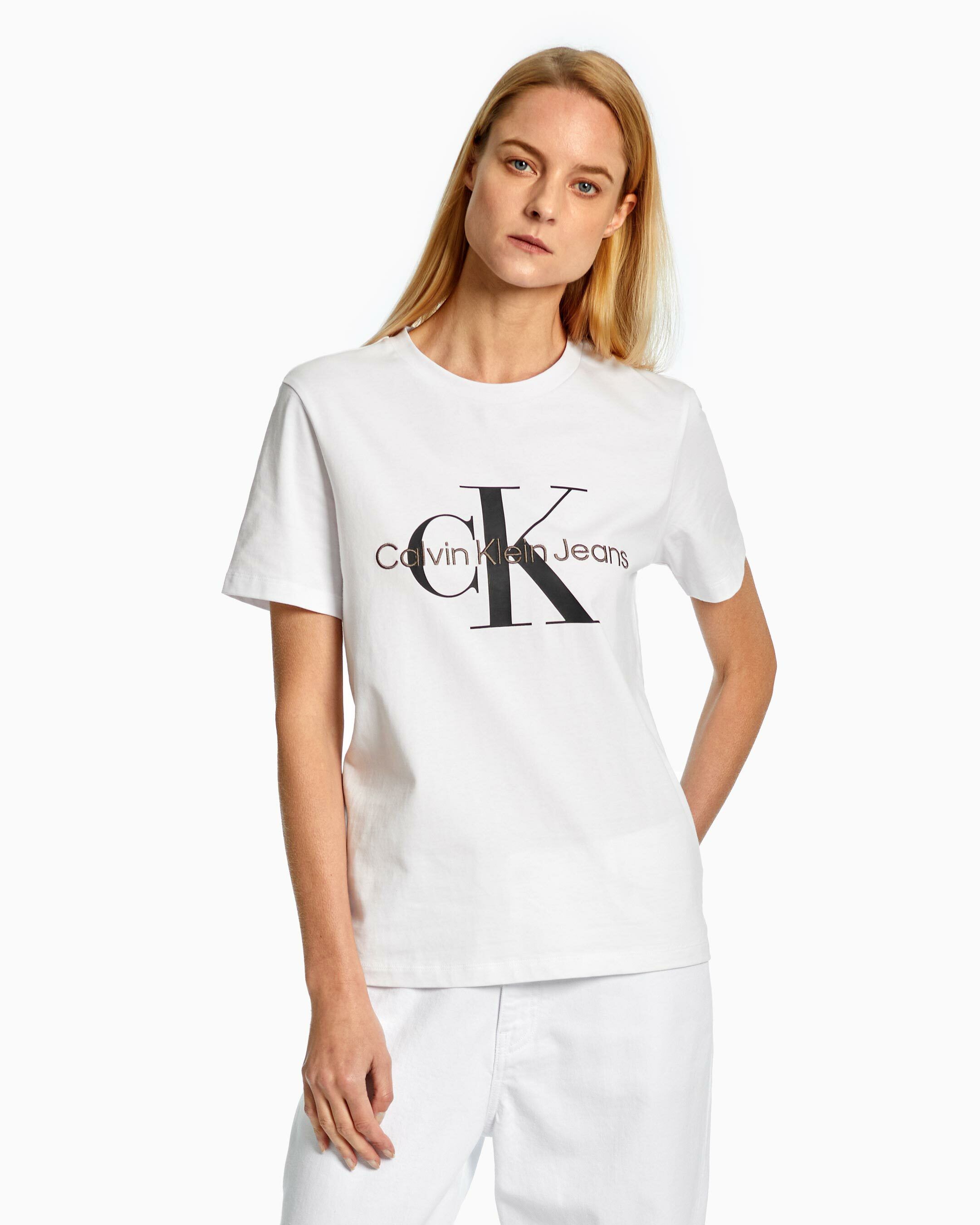 Calvin klein monogram t shirt deals