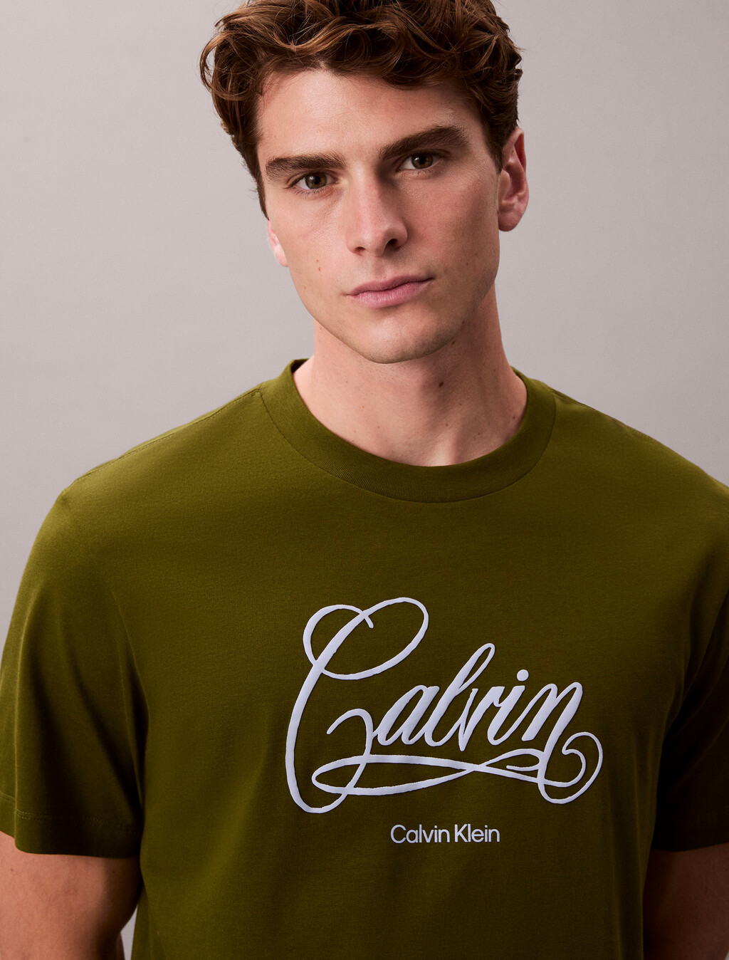 Script Logo Graphic Relaxed T-Shirt, Medieval Forest, hi-res